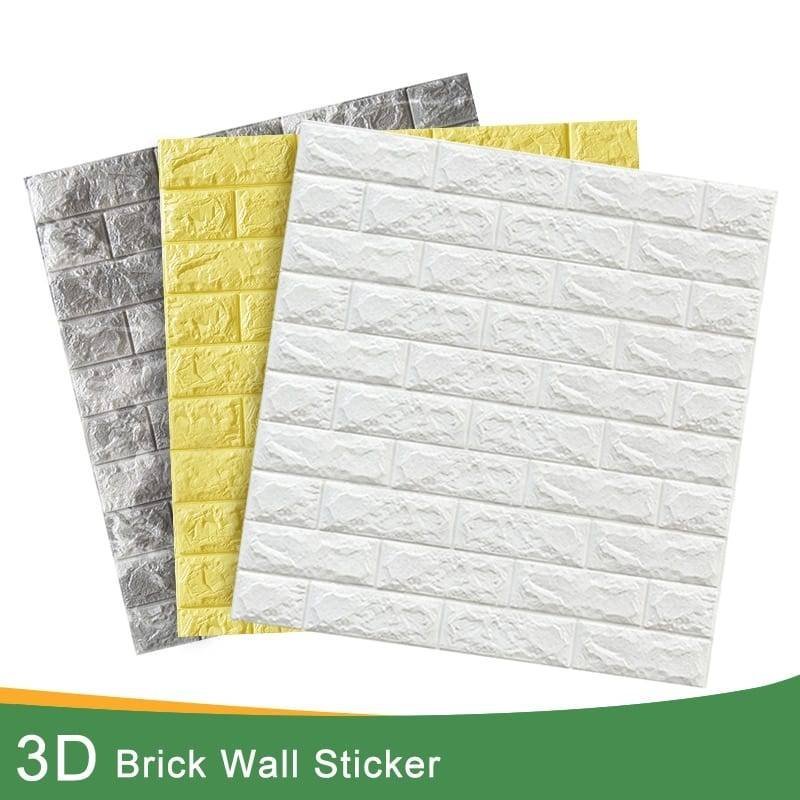 3D Brick Wallpaper for Walls and Ceiling