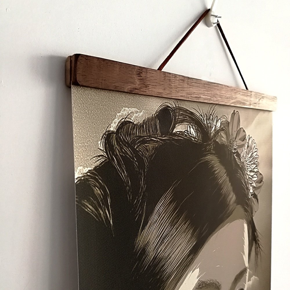 Samurai and Tiger Printed Ukiyoe Style Wall Poster - Image 5