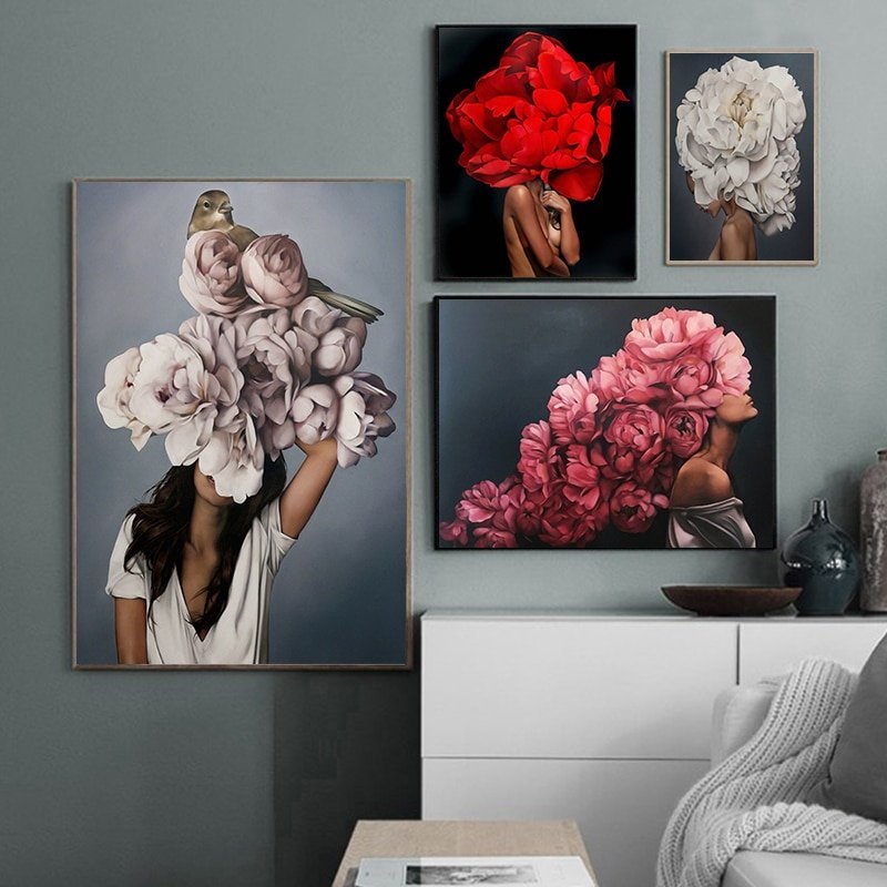 Nordic Abstract Canvas Wall Poster - Image 4