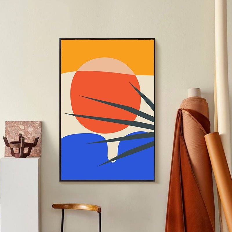 Geometric Abstract Wall Painting - Image 3