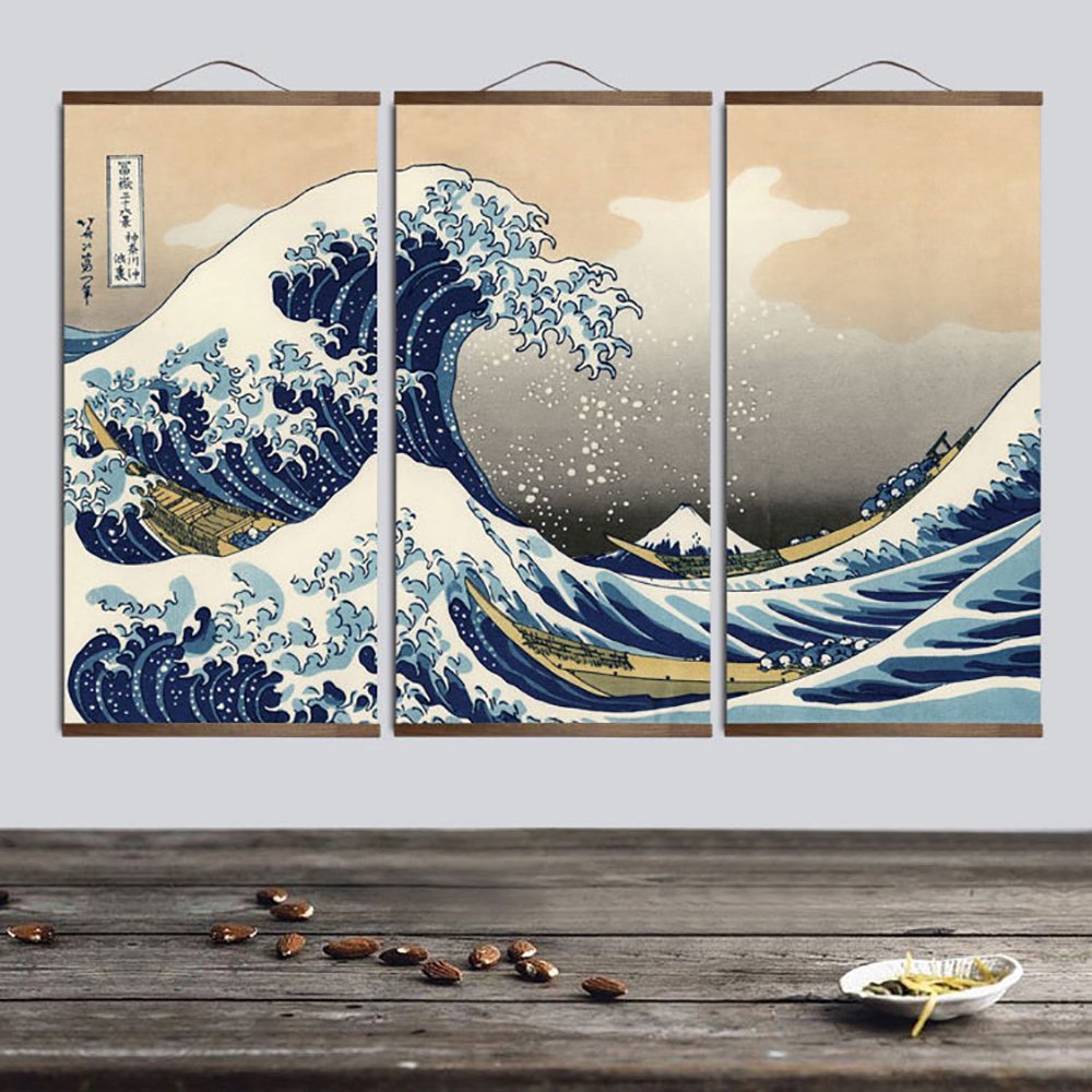 Huge Waves Japanese Poster Set - Image 2